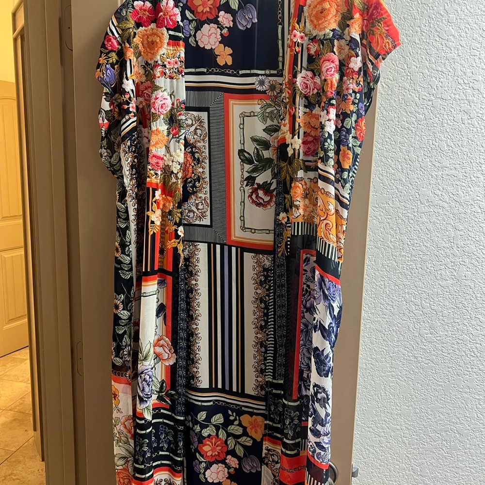Floral Patchwork Maxi Dress